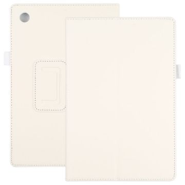 Samsung Galaxy Tab A8 10.5 2021 White Leather Tablet Case - 1