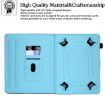 7" Tablet Case with Pen Slot - Bow Tie Cat Design, Leather Cover - 6