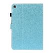 Samsung Galaxy Tab A8 10.5 2021 Glitter Leather Case - Blue - 3