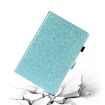 Samsung Galaxy Tab A8 10.5 2021 Glitter Leather Case - Blue - 7