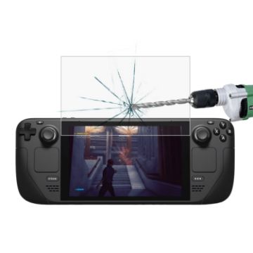 Steam Deck Game Console 0.26mm 9H 2.5D Tempered Glass Film - 1