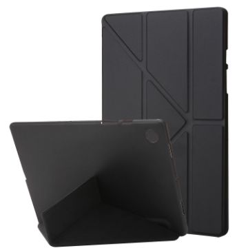 Samsung Galaxy Tab A8 10.5 2021 Black PU Leather Flip Case - 1