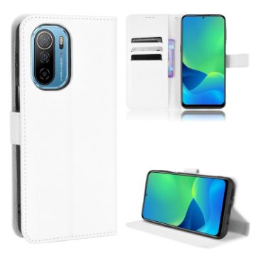 Ulefone Note 13P White Leather Phone Case - Diamond Texture Cover - 1
