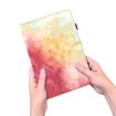 Samsung Galaxy Tab 9+ Flip Leather Case - Watercolor Spring Cherry Pattern - 6