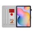 Samsung Galaxy Tab S5e T720/T725 Watercolor Flip Leather Case Snow - 3