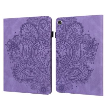 Samsung Galaxy Tab A8 10.5 2021 Peacock Leather Case - Purple - 1