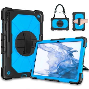 Samsung Galaxy Tab S8+ 12.4" Shockproof Case Black+Blue SM-X800/SM-X806 - 1