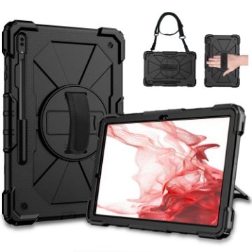 Shockproof Case for Samsung Galaxy Tab S8+ 12.4" SM-X800/SM-X806, Black - 1
