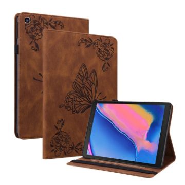Samsung Tab A 8.0 2019 T290/T295/T297 Butterfly Leather Case Brown - 1