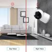 YT51 1080p Wireless Camera, Night Vision, Voice Intercom, US Plug (White) - 3