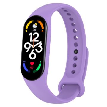 Xiaomi Mi Band 7/6/5/Amazfit Band 5 Silicone Watch Band - Lavender Purple - 1