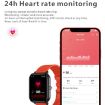 Q9 Pro Smart Watch - 1.7" HD Screen, Temp & Heart Rate Monitor (Pink) - 3