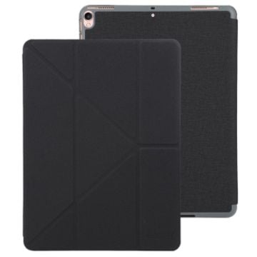 Mutural King Kong Series Leather Tablet Case for iPad Pro 10.5 (Black) - 1