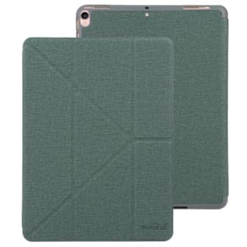 Mutural King Kong Series Leather Tablet Case for iPad Pro 10.5 (Green) - 1