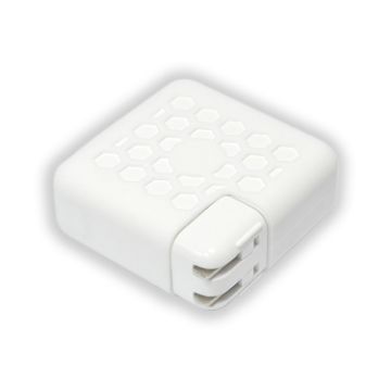 iPad Series 10W/12W Power Adapter Protective Cover - White - 1