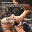 GT30 Smart Watch, 1.69" TFT Screen, IP67 Waterproof, Bluetooth Call, Silver - 5