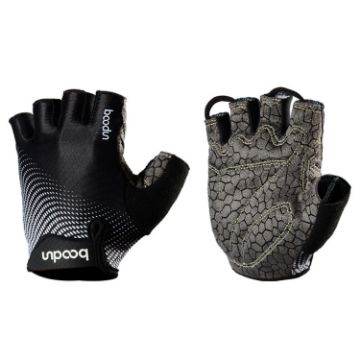BOODUN 1096 XL Black Non-slip Breathable Fitness Sports Gloves - 1