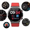 E300 Smart Health Watch: 1.32" Screen, ECG, Temp & BP Monitoring (Black) - 3