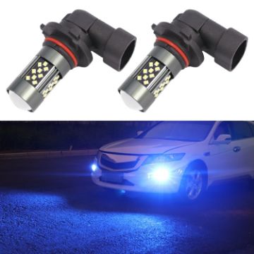 9006 12V 7W Strobe Car LED Fog Light Pair - Ice Blue Light - 1