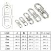 4mm 304 Stainless Steel Universal Rotating Ring for Sale - 5
