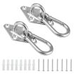 6mm 316 Stainless Steel Ceiling Hook - 2 PCS Heavy Duty Swing Hangers - 1