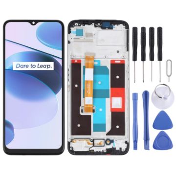 Realme C35 RMX3511 LCD Screen & Digitizer Assembly with Frame - 1