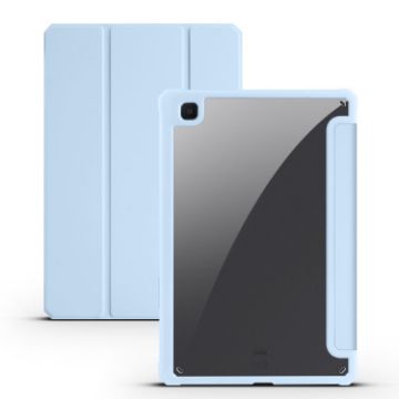 Samsung Galaxy Tab S6 Lite 2020/2022 Sky Blue Smart Leather Case - 1