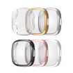 Fitbit Versa 4/Sense 2 Rose Gold Electroplating TPU Watch Case Cover - 2