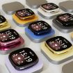Fitbit Versa 4/Sense 2 Rose Gold Electroplating TPU Watch Case Cover - 3