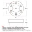 Logitech G29 G920 G923 70mm Gaming Steering Wheel Adapter Silver - 3