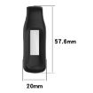 Fitbit Inspire 3 White Silicone Clip Case Cover - Steel Sheet Protection - 6