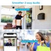 A18 8MP HD Wireless WiFi Smart Surveillance Camera - UK Plug - 6