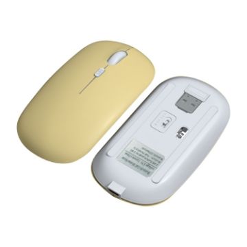 FOREV FVW312 Yellow Bluetooth 2.4G Wireless Dual Mode Mouse 1600dpi - 1