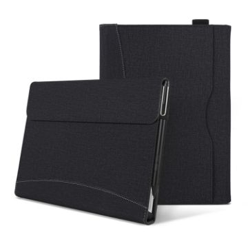 Microsoft Surface Pro 10/9 Black Cloth Texture Leather Tablet Case - 1