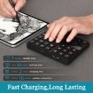 Bluetooth 5.0 Wireless Painting Keyboard - 35 Keys Keypad (Black) - 5