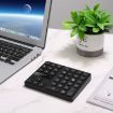 Bluetooth 5.0 Wireless Painting Keyboard - 35 Keys Keypad (Black) - 7