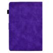 8" Tablet Case - Tower Embossed Leather Cover, Purple - 3
