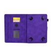 8" Tablet Case - Tower Embossed Leather Cover, Purple - 4