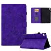 Samsung Galaxy Tab A 8.0 2019 T290 Purple Embossed Leather Case - 1