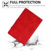 Samsung Galaxy Tab A7 10.4 2020 T500 Red Leather Tablet Case - 5