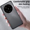 Xiaomi 14 Ultra Armor Clear TPU Hard PC Phone Case - Matte Black - 6