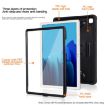 Samsung Galaxy Tab A7 10.4 Shockproof 360 Case - Full Body Black - 3