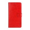 Ulefone Note 7 Red Leather Case with Holder, Card Slots & Wallet - 2