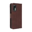 Ulefone Note 14 Leather Phone Case Brown - Calf Texture & Card Slots - 4