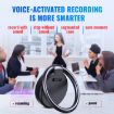 JNN S30 32GB Round HD Noise Canceling Recorder - Black - 8