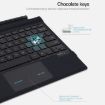 Microsoft Surface Pro 8/9/X Magnetic Bluetooth Keyboard Leather Case - 4