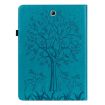 Samsung Galaxy Tab A 9.7 T550/T555 Tree & Deer Leather Case - Blue - 3