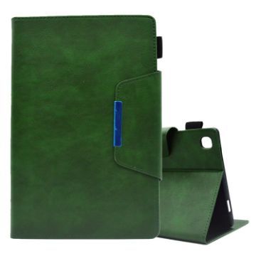 Samsung Galaxy Tab A 8.0 2019 Green Suede Magnetic Leather Case - 1