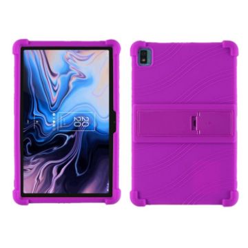 TCL 10 Tab Max 10.36" Purple Silicone Case with Invisible Bracket - 1