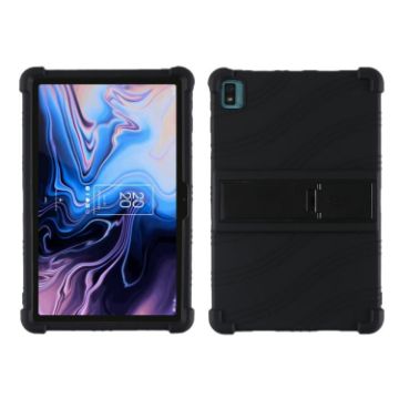 TCL 10 Tab Max 10.36" Silicone Protective Case with Bracket - Black - 1